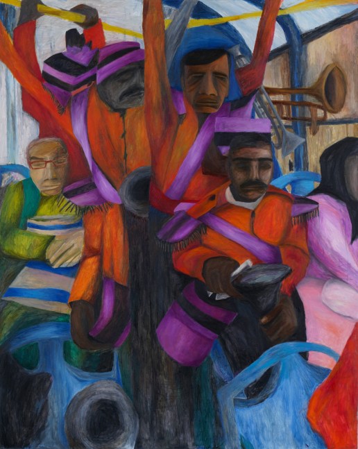 
Delhi Bus, 2020, oil on canvas, 60 x 48 in / 152.4 x 121.9 cm
&amp;nbsp;