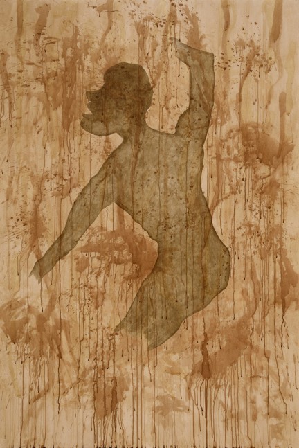 Eklavya, 2006, acrylic on paper, 213.3 x 152.4 cm / 84 x 60 in