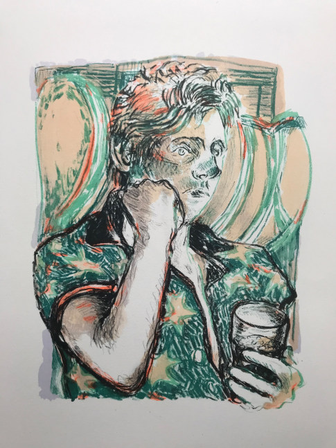 Starman
Kate McCrickard, 2021

6 color lithograph from stone
20&amp;rdquo; X 15&amp;rdquo; (50 x 38 cm)
Edition of 25
$550

Printed by Deb Chaney/St&amp;eacute;phane Guilbaud
Published by Deb Chaney Editions/D&amp;amp;S Editions

INQUIRE