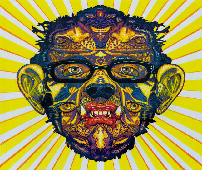 El J-Rodorado
Ryan OʼMalley, 2016-17&amp;nbsp;

Color woodcut&amp;nbsp;
23&amp;rdquo; x 19&amp;rdquo;

Published by Evil Prints

PURCHASE