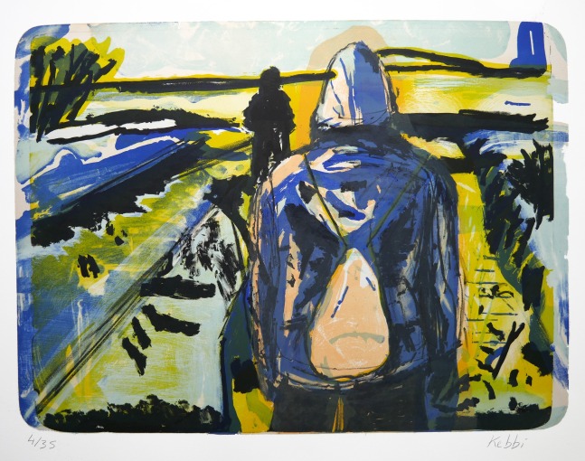 Marcelle&amp;nbsp;
Yann Kebbi, 2019

7 color lithograph from 2 stones
29&amp;rdquo; X 38&amp;rdquo; (74 x 96.5 cm)
Edition of 35
$750

Printed by St&amp;eacute;phane Guilbaud, Thomas Marin, Mathilde Busche
Published by D&amp;amp;S Editions

INQUIRE