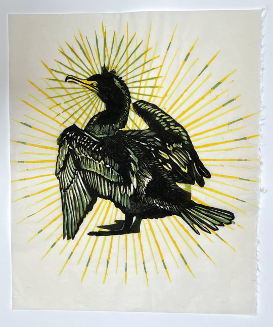 Radiant Bird
April Vollmer, 2021

Mokuhang woodcut on sekishu washi
10.6&amp;quot; x 13&amp;quot;
Edition of 10
$200

Printed and Published by&amp;nbsp;April Vollmer

INQUIRE