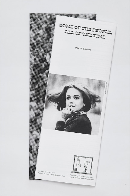 Some of the People, All of the Time
David Levine, 2019

Offset printed recto and verso; housed in multi-colored, oversize envelope with wafer and string closure
Vertical oblong folio&amp;nbsp;
14&amp;quot; &amp;times; 5.25&amp;quot;&amp;nbsp;(folded)
28&amp;quot; &amp;times; 21&amp;quot;&amp;nbsp;(unfolded)
Limited edition of 100 copies, signed and numbered
$175

Printed and Published by&amp;nbsp;PPP Editions

PURCHASE

&amp;nbsp;

&amp;nbsp;
