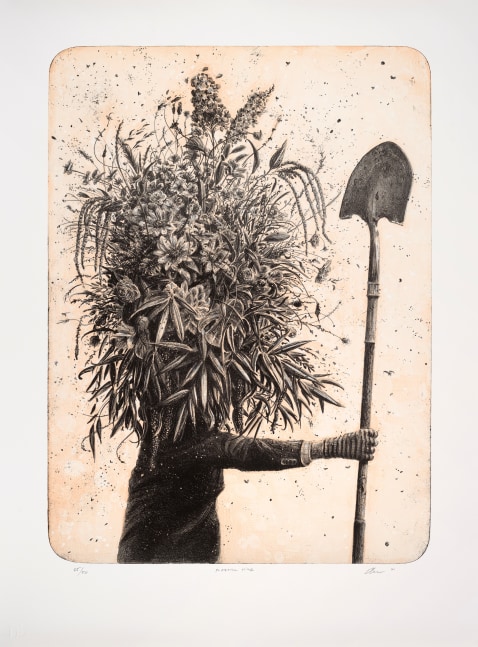 Planting Time
Ethan Murrow, 2021

3 color lithograph from stone
40&amp;rdquo; X 30&amp;rdquo; (102.5 x 76 cm)
Edition of 50
$1100

Printed by Deb Chaney/St&amp;eacute;phane Guilbaud, Published by Deb Chaney Editions/D&amp;amp;S Editions

INQUIRE