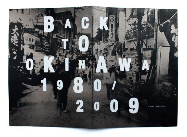 Back to Okinawa 1980/2009
Keizo Kitajima,&amp;nbsp;2009

Newsprint; silkscreened black wrappers; hand-sewn binding; clear plastic bag
Folio
Limited edition of 250 copies, signed and numbered
$300

Printed and Published by PPP Editions

PURCHASE