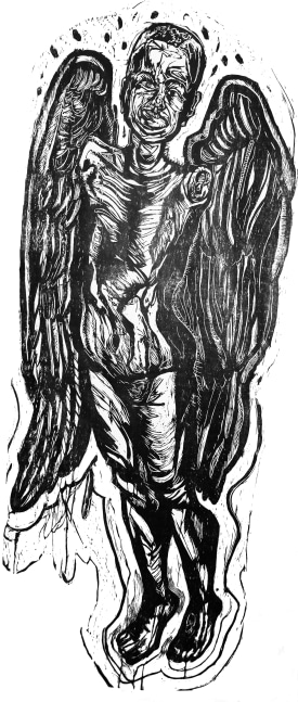 Manequim Querubim&amp;nbsp;(Cherub Mannequin)
Francisco Maringelli, 2007

Woodcut on Kozo paper
83.6&amp;quot;5 x 31.5&amp;quot;
Edition of 30
$1200&amp;nbsp;(shipping not included)

Printed by artist, Francisco Maringelli

PURCHASE
&amp;nbsp;