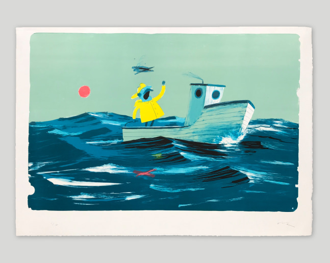 A Painted Fable
Oliver Jeffers, 2019

Lithograph&amp;nbsp;on BFK Rives paper
70,4 x 119 cm
Edition of 140
$950 (Pre-tax)

Printed and Published by Idem Paris

INQUIRE