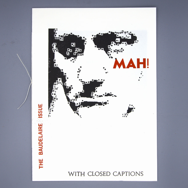 MAH! #8 - The Baudelaire issue (cover)
Franco Marinai, 2021

Letterpress
12 pages, 6&amp;rdquo;1/4 x 9&amp;rdquo;1/2, hand-stitched
Edition of 48
&amp;euro;46

PURCHASE
