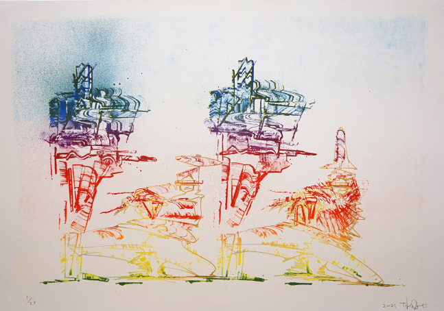 FOUR BBOY 1
Taku Obata,&amp;nbsp;2021

Lithograph&amp;nbsp;
21.8&amp;quot; x 31&amp;quot;
Edition of 25

Printed and Published by Hitoshi Kido , KIDO Press,Inc.

INQUIRE