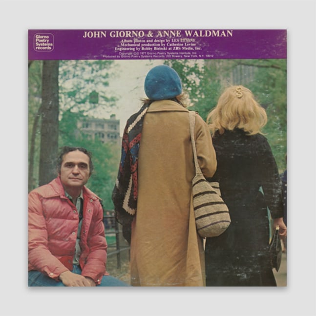 John Giorno &amp; Anne Waldman (1977)