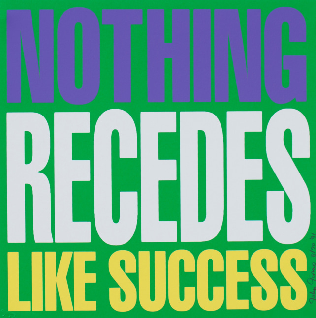 NOTHING RECEDES LIKE SUCCESS, 1991