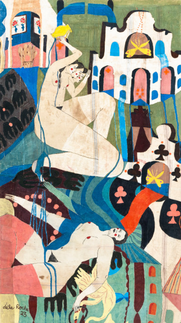 Lauren dela Roche

Split the Baby, 2023

acrylic on found cotton feedsack with acrylic varnish

68 x 38 in.
172.7 x 96.5 cm.

(LDRO023)