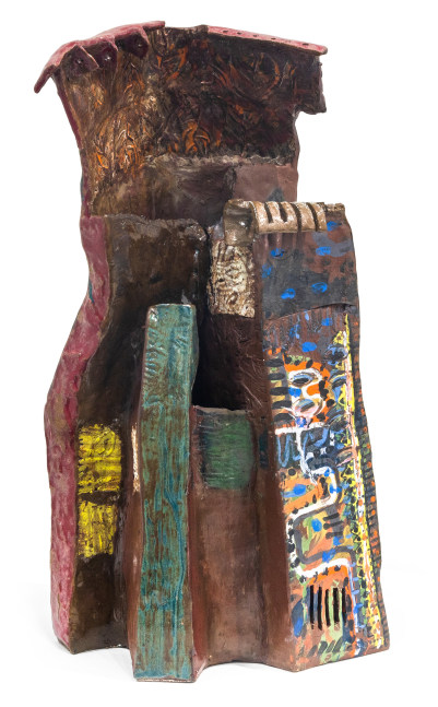 Sana Musasama

House Series #15, 2023

ceramic

22.0h x 11.0w x 8.0d in
55.88h x 27.94w x 20.32d cm

(SM114)