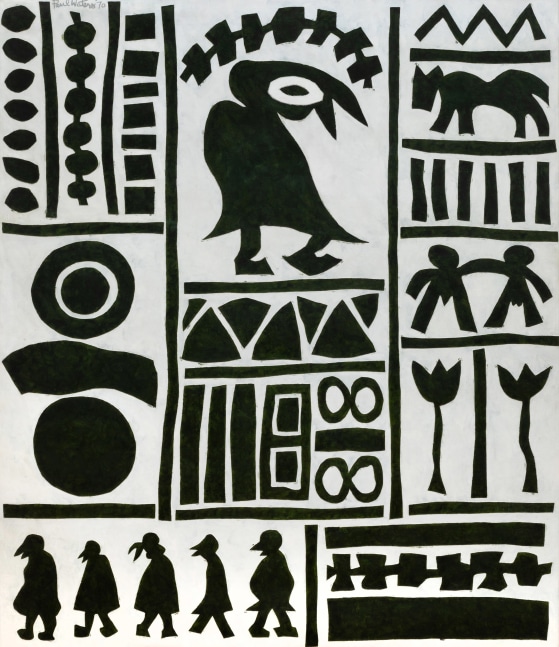 Paul Waters

Formula Dream Survival Kit #5, 1970

oil and cut linen collage on canvas

70.0h x 60.0w in
176.53h x 152.4w cm

(PWAT345)