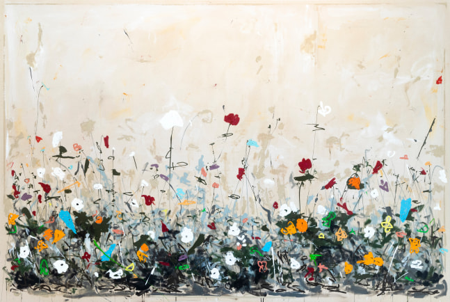 Hu&amp;ecirc; Thi Hoffmaster
Wrong About the Rain No. 24, 2024
oil on canvas
66 x 98 in.
167.6 x 248.9 cm.
(HUET032)