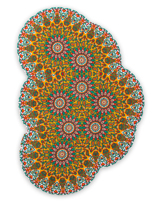 Kelsey Brookes

Muscimol, 2020

cut and sewn Indian tapestries mounted on shaped strainer bars

82 x 55 in.
208.3 x 139.7 cm.

(KBR082)
