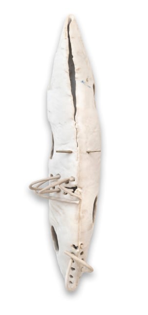 Sana&amp;nbsp;Musasama

Unspeakable Series #13, 1989&amp;ndash;2002

Ceramic

8h x 2 1/2w x 1 1/2d in

20.32h x 6.35w x 3.81d cm

SM062