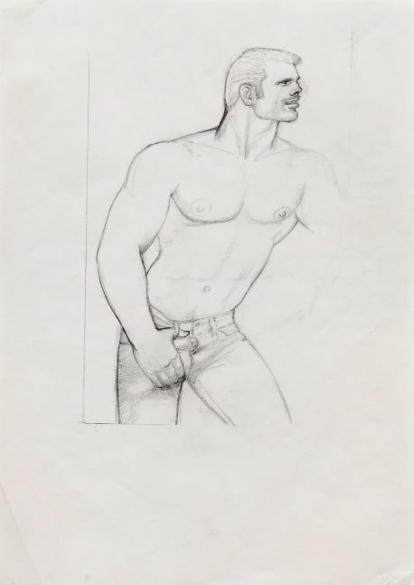 Tom of Finland

Untitled (Preparatory Drawing), c.1981

graphite on paper

11 1/2 x 8 1/4 in.
29.2 x 21 cm.

(TOMFIN001)