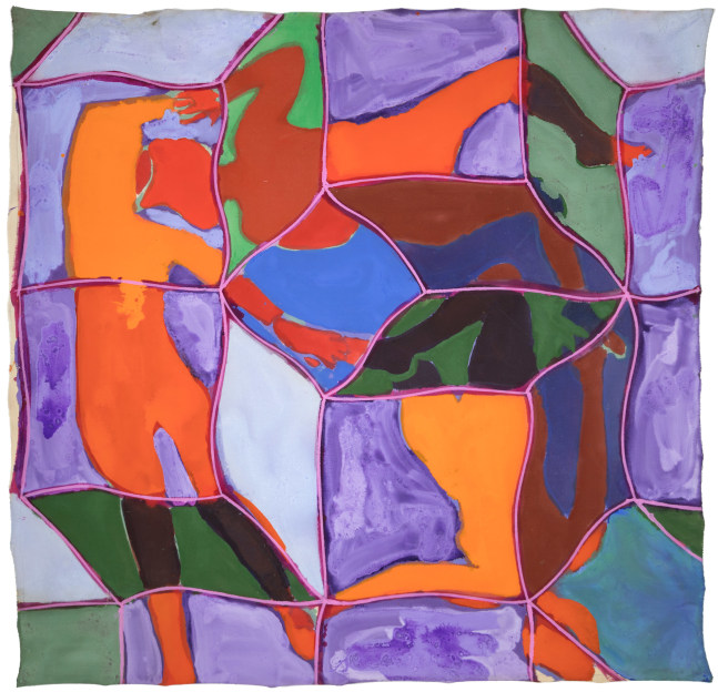 Joe&amp;nbsp;Overstreet

Rhythm Change, 1970

acrylic on canvas

84h x 88w in

213.36h x 223.52w cm

JOVE263