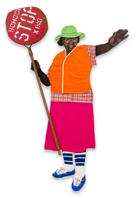 Marie Johnson-Calloway

School Crossing Guard, 1985

acrylic and fabric on wood

76 1/2 x 50 in.
194.3 x 127 cm.

(MJC015)