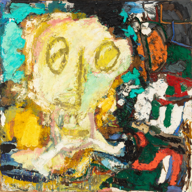 Jay&amp;nbsp;Milder

Yellow Subway Runner, 1963

oil and volcanic ash on canvas

66h x 66w in

167.64h x 167.64w cm

JMIL015