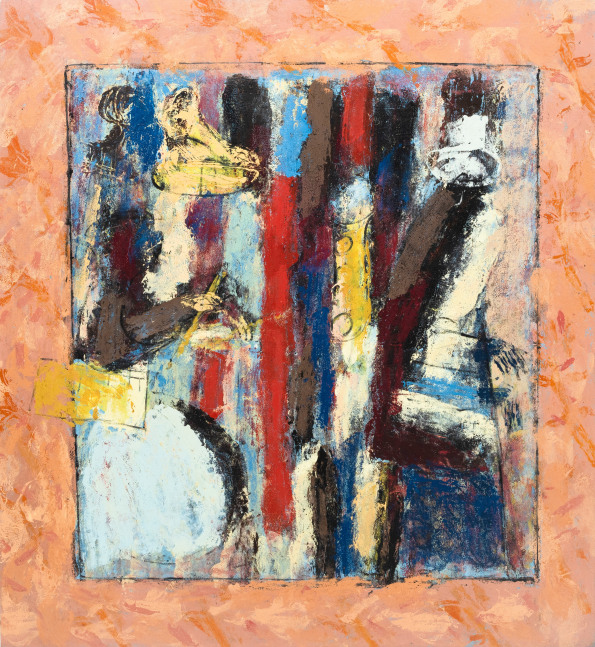 Joe Overstreet

Professor Clarence Williams, 1988

oil on canvas

78 x 72 in.
198.1 x 182.9 cm.

(JOVE330)