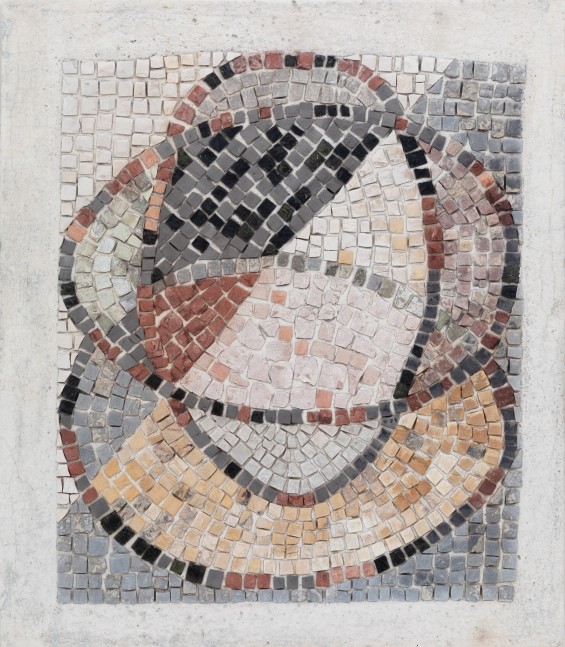 Jeanne Reynal
                    (1903-1993)
            
    
        Equation #2, 1940    
    mosaic tesserae in concrete                                    23h x 20w x 3/4d in
58.42h x 50.80w x 1.91d cm
                    
                            JREY032