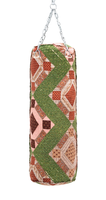 Holly Ballard Martz

Eve (BANISHED), 2025

vintage quilt, glass seed beads, thread, hardware

49 x 12 1/2 x 12 1/2 in.
124.5 x 31.8 x 31.8 cm.

(HOBAMA001)