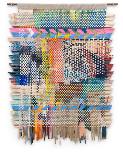 Miguel Arzabe

Qhasiwi, 2025

woven acrylic on canvas and linen, walnut rod

63 x 48 in.
160 x 121.9 cm.

(MIARZ002)