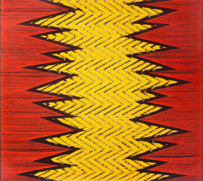 Liz Collins

Sun, 2022

silk, linen, and wood

61 1/2 x 54 1/2 x 2 1/2 in.
156.2 x 138.4 x 6.3 cm.

(LIZ001)