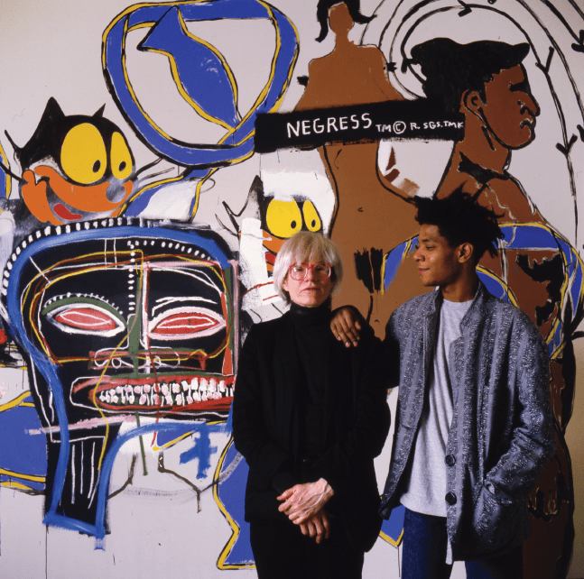 Tseng&amp;nbsp;Kwong Chi
Jean-Michel Basquiat and Andy Warhol Collaboration (Hand on Shoulder), 1985
Cprint on dibond
50h x 50w in
127h x 127w cm
TKC030