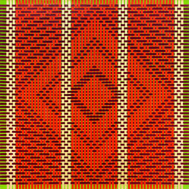 Susan Fortgang

Radiating Diamond with Red &amp;amp; Gold, 1978

acrylic on canvas

48 x 48 in.
121.9 x 121.9 cm.

(SUFO103)