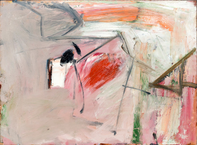 Pat&amp;nbsp;Passlof
Untitled, 1957
oil on paper mounted to wood
22h x 30w in
55.88h x 76.20w cm
PASS130