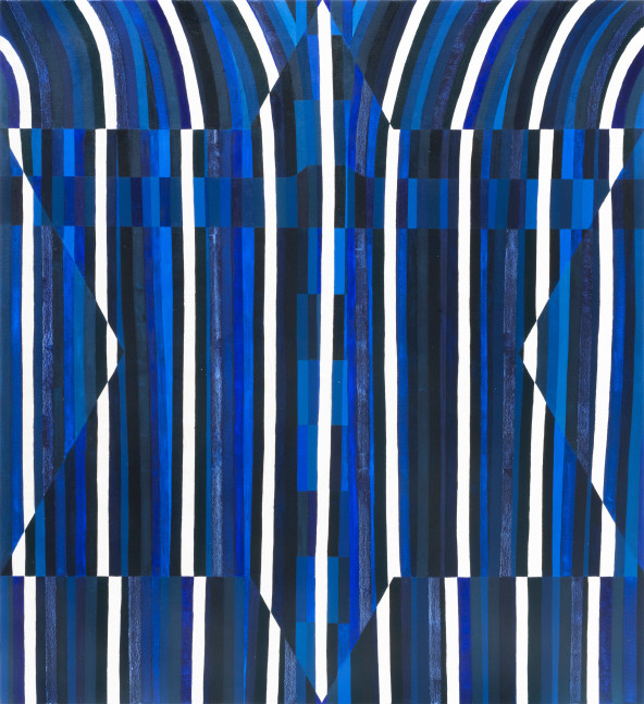 Alexander Stern

Star (Blue David), 2022&amp;ndash;23

acrylic, oil, and silver leaf on linen

60 x 55 in.
152.4 x 139.7 cm.

(STERN002)