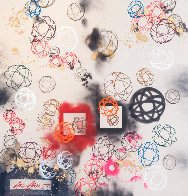 FUTURA2000
ARAMIS, 2022
acrylic, marker, and spray paint on canvas
89h x 85w in
226.06h x 215.90w cm
FF161