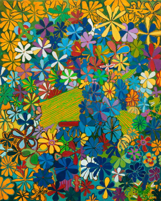 Peter&amp;nbsp;Williams
Flowers I, 2020
oil and graphite on canvas
60h x 48w in
152.40h x 121.92w cm
PEWA088