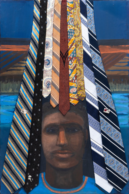 Marie Johnson-Calloway

From Fields to Silicon Valley

acrylic, mens&amp;#39; ties, and cufflinks on canvas

36 x 24 in.
91.4 x 61 cm.

(MJC010)