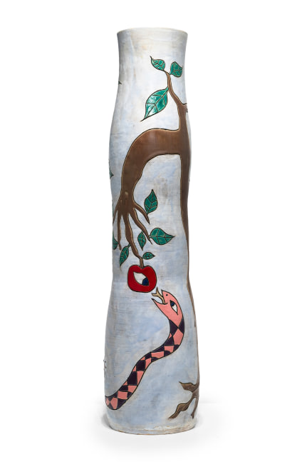 Bruce M. Sherman

Tree of Self Knowledge, 2025

glazed ceramic

24&amp;quot; h

(BSHER044)