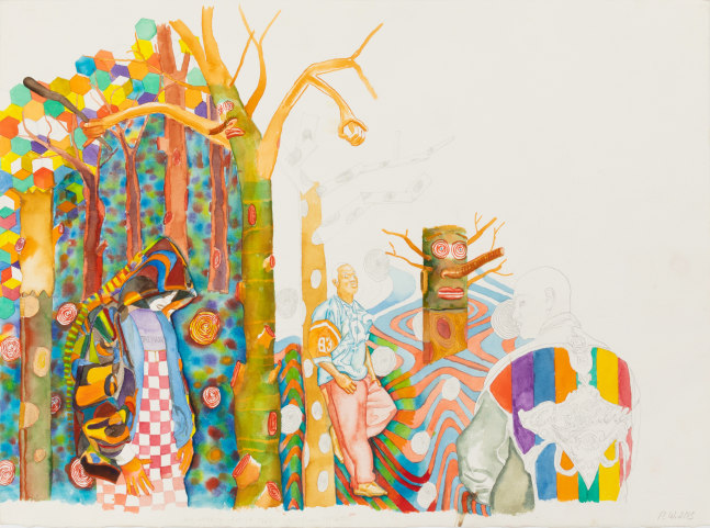 Peter&amp;nbsp;Williams
Why things don&amp;#39;t grow in the ghetto, 2013
watercolor and graphite on paper
23h x 30w in
58.42h x 76.20w cm
PEWA117