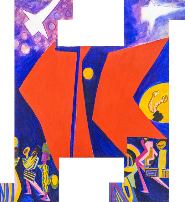 Joe Overstreet

Untitled, 1967

acrylic on canvas construction

67.0h x 62.0w in
168.91h x 156.21w cm

(JOVE098)