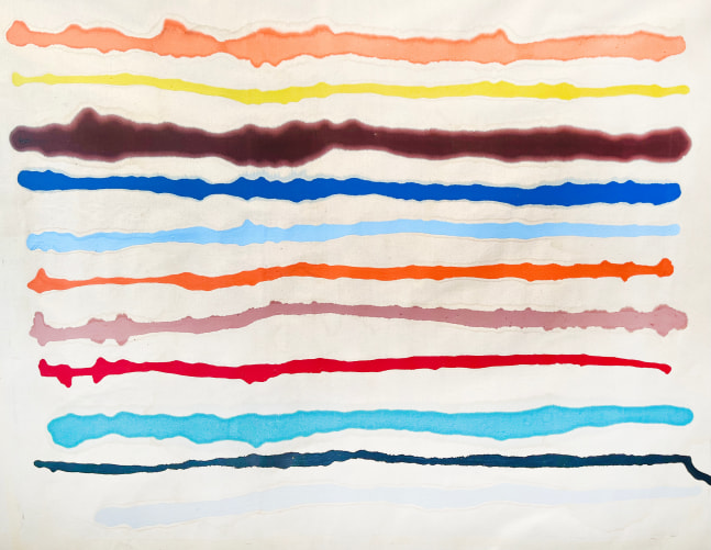 Pat&amp;nbsp;Lipsky
Wooster III, 1974
Acrylic on canvas
55h x 71 1/4w in
139.70h x 180.97w cm
PLIPS028