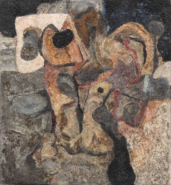 Jeanne Reynal
                    (1903-1993)
            
    
        The Stallion Oat, 1952    
    smalti, marble and pigmented cement on board                                    52 3/4h x 48 1/4w x 1 1/2d in
133.99h x 122.56w x 3.81d cm
                    
                            JREY011