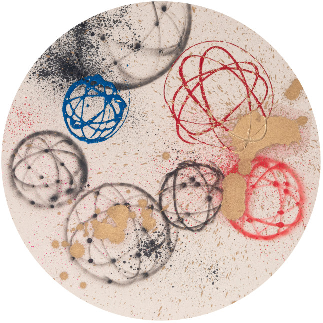 FUTURA2000
KATONG, 2022
acrylic, marker, and spray paint on canvas
24h in diameter
61 cm diameter
FF178