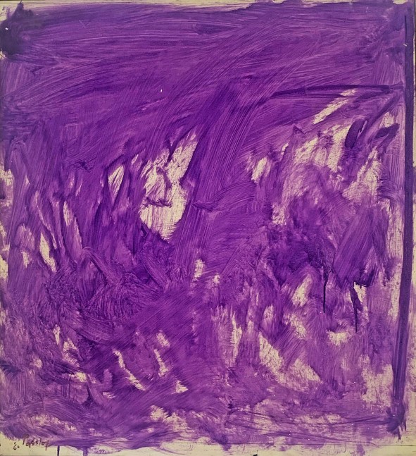 Pat&amp;nbsp;Passlof
Purple Drawing, 1960
oil on linen
36h x 33w in
91.44h x 83.82w cm
PASS218