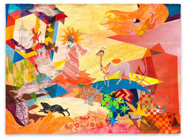 Diyan Achjadi

At the Moment They Collided, 2013

ink, gouache, and silkscreen collage on paper

22 x 30 in.
55.9 x 76.2 cm.

(DIYAN001)