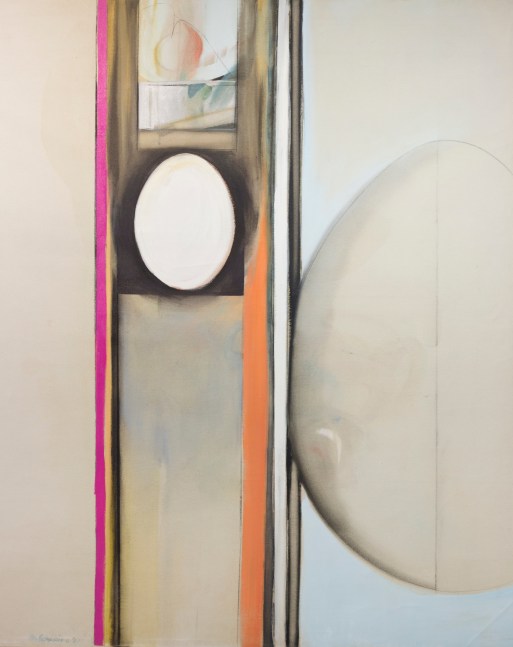 Miriam&amp;nbsp;Schapiro
Dialogue, 1961
Oil on canvas
60h x 50w in
152.40h x 127w cm
MSCHA069