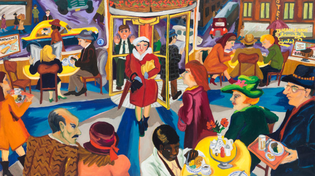 Mimi Gross

Horn and Hardart, 1964

oil on canvas

44.0h x 77.0w in
110.49h x 195.58w cm

(MIGR291)