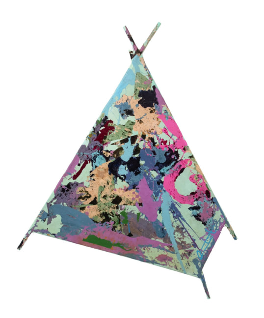 Joe&amp;nbsp;Overstreet
Gay Head, 1982
acrylic on canvas construction
79h x 83w in
200.66h x 210.82w cm
JOVE179