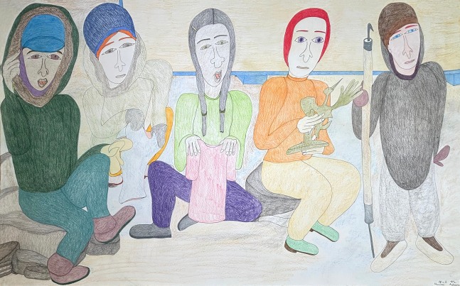 Untitled, 2023
Colored pencil and ink on paper
50.25 x 80.375 inches