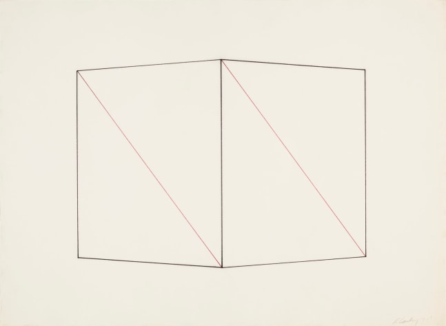 Dickie Landry
Drawing 2, 1975
Color pencil on paper
24 x 32 inches